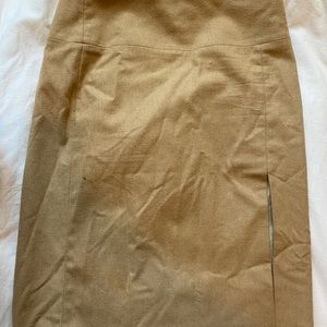 banana republic tan skirt- 0